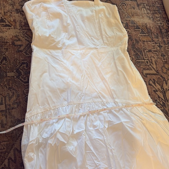 Banana Republic Poplin Tiered Maxi Dress - White - Picture 5 of 6